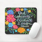 フローラかわいらし神が私にセレニティを授けインスパイアる マウスパッド (マウス)