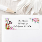 フローラかわいらし蝶 ラベル (インサイチュ)