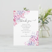 フローラかわいらし赤ちゃんシャワーありがとう詩 サンキューカード (スタンド正面)