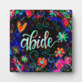 フローラかわいらし1語の感光プラークを遵守 フォトプラーク (正面)