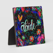 フローラかわいらし1語の感光プラークを遵守 フォトプラーク (正面)