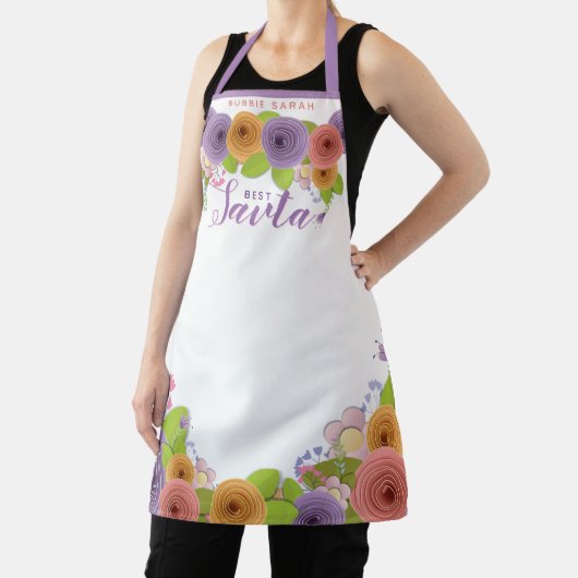 フローラかわいらし·最高のサヴタ·マザー·デイ エプロン (インサイチュ)