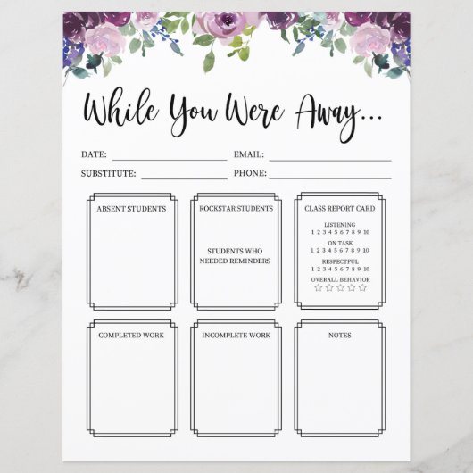 フローラがノートの間に先生を置き換え遠くにる (正面)