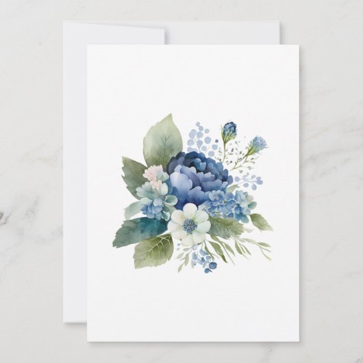 フローラがミスターブライダルパーティ提案カードを見つけた 招待状 (裏面)