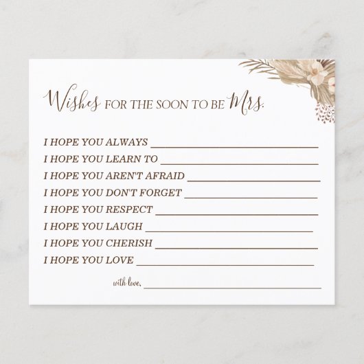 フローラがミセス・カードを希望 チラシ (正面)