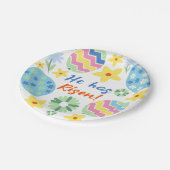 フローラが上がった ペーパープレート (アングル)