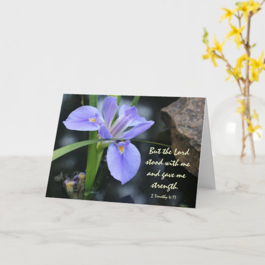 フローラが元気になる;聖なる書物、 経典の神の力の聖句 カード (黄色い花)