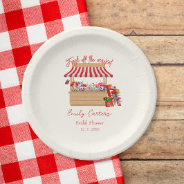 フローラが市場から生まれファーマーズマーケットシャワー ペーパープレート