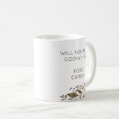 フローラが私のゴッドファーザー《キリスト教》洗礼式や命名式 コーヒーマグカップ (正面右)