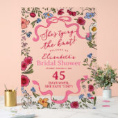 フローラが結ぶ結び目を歓迎 アクリルサイン (ウェディング)