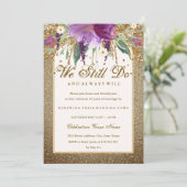 フローラきらめくアメジスト誓の更新記念日 招待状 (スタンド正面)