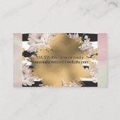 フローラきらめく蝶 |金ゴールドフォイ 予約カード (裏面)