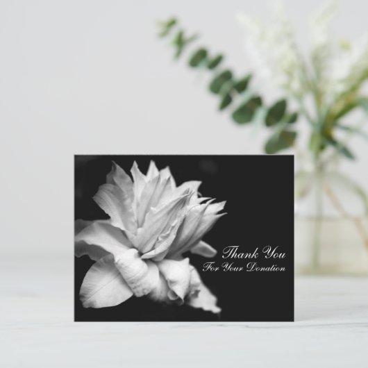 フローラご寄付ありがとうございますカスタマイズ可能C ポストカード (スタンド正面)