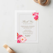 フローラご購入時のメモカード ノートカード (正面/裏面インサイチュ)