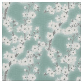 フローラさくらんぼの花 ファブリック (クローズアップ)