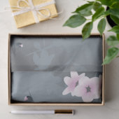 フローラさくらんぼサムダスティピンクブルー 薄葉紙 (ギフト)