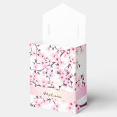 フローラさくらんぼピンク白い名前優遇箱 フェイバーボックス (オープン)