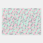 フローラさくらんぼフラズパステルトーン ラッピングペーパーシート (正面2)