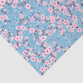 フローラさくらんぼフラズブルーグリッター 薄葉紙 (詳細)