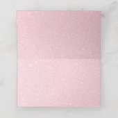 フローラさくらんぼブロッサムピンクグリッターガールベビーショウ プレイスカード (内部開封)