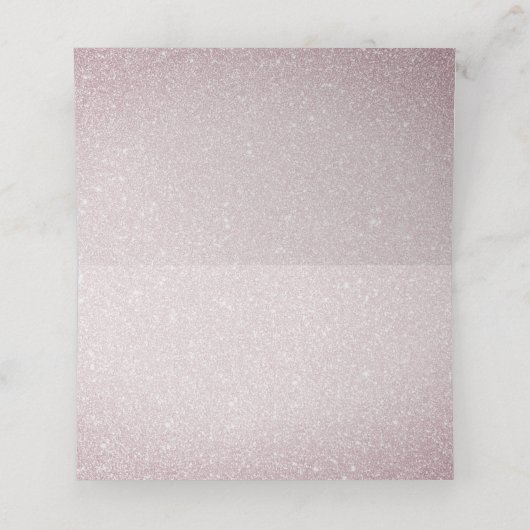 フローラさくらんぼブロッサムモーブグリッター  プレイスカード (内部開封)