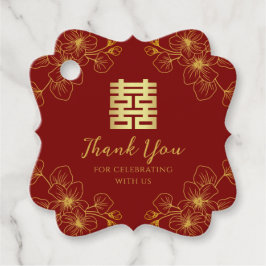 フローラさくらんぼ中国の結婚の感謝してい君 フェイバータグ