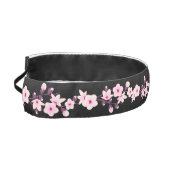 フローラさくらんぼ咲きピンクブラック アスレチックヘッドバンド (左)