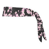 フローラさくらんぼ咲きピンクブラック タイヘッドバンド (回転90)