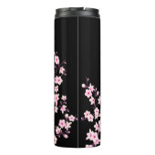フローラさくらんぼ咲きピンクブラック タンブラー (裏面)