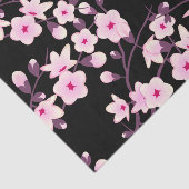 フローラさくらんぼ咲きピンクブラック 薄葉紙 (詳細)