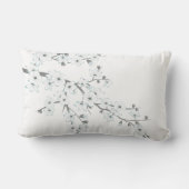 フローラさくらんぼ白い背景を選択 ランバークッション (裏面)