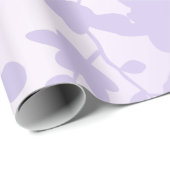 フローラさくらんぼ花のみ紫 ラッピングペーパー (ロールコーナー)