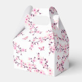 フローラさくらんぼ花ピンク白お願いボックス フェイバーボックス (正面サイド)