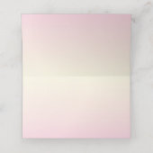 フローラさくらんぼ花ピンク結婚ズ プレイスカード (内部開封)