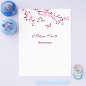 フローラさくらんぼ花白ピンク チラシ (シングル)