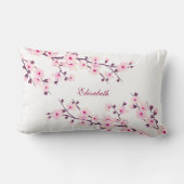 フローラさくらんぼ花(桜)腰枕 ランバークッション (裏面)