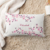 フローラさくらんぼ花(桜)腰枕 ランバークッション (ブランケット)