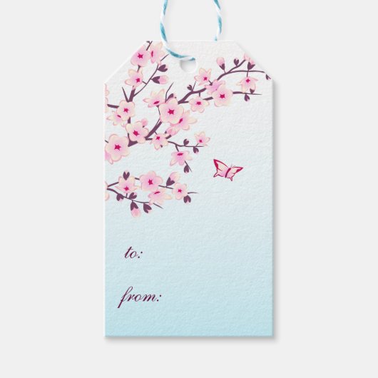 フローラさくらんぼ ギフトタグ (正面)