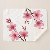 フローラさくらんぼ シェルパブランケット (正面(横))