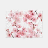 フローラさくらんぼ フリースブランケット (正面(横))