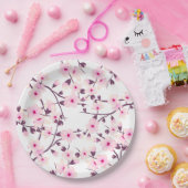 フローラさくらんぼ ペーパープレート (パーティー)