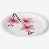フローラさくらんぼ ペーパープレート (アングル)