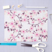 フローラさくらんぼ 薄葉紙 (クラフト)