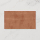 フローラさびカボチャ赤ちゃんシャワーおむつラッフル エンクロージャーカード (裏面)