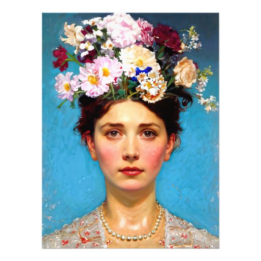 "フローラしゃれている" Ruth – アート&フローラ協会 フォトプリント (正面)