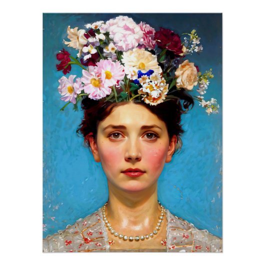 "フローラしゃれている" Ruth – アート&フローラ協会 ポスター (正面)