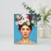 "フローラしゃれている" Ruth – アート&フローラ協会 ポストカード (スタンド正面)