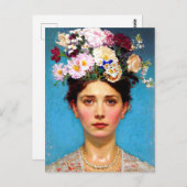 "フローラしゃれている" Ruth – アート&フローラ協会 ポストカード (正面/裏面)