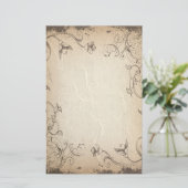 フローラしわアンティーク文房具 便箋 (スタンド正面)