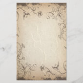 フローラしわアンティーク文房具 便箋 (正面)